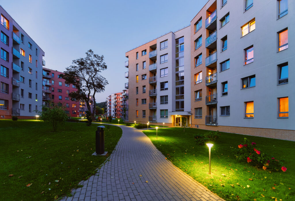 Edificio residencial gestionado por una comunidad de propietarios
